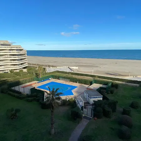 T2 Avec Terrasse, Vue Mer, Piscine, Garage, Sejour Confort 4gsud Canet-en-Roussillon